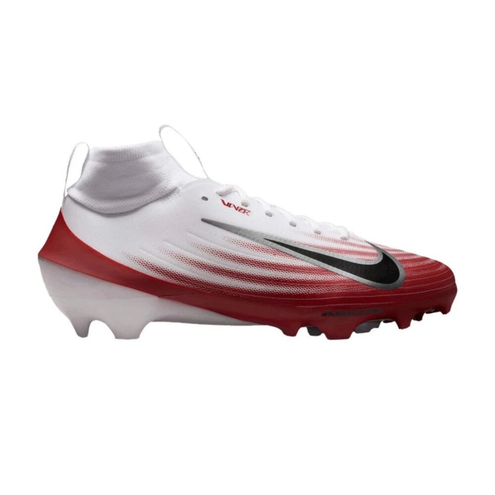 NEW Nike Air Zoom Vapor 1 Football Cleats White Red Men's HM8850-102 Size 8